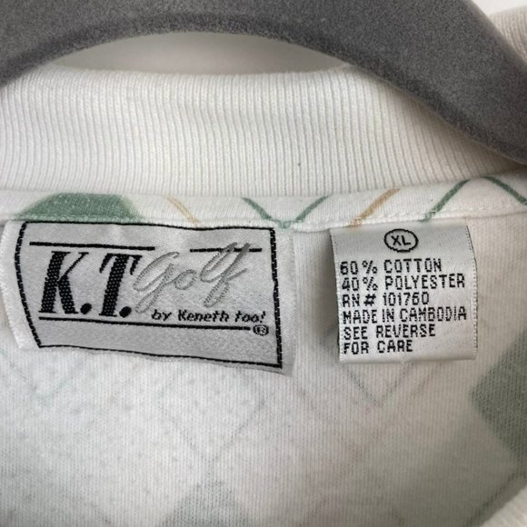 K.T. Golf Womens Geomertrical T Shirt Size XL - Picture 5 of 8